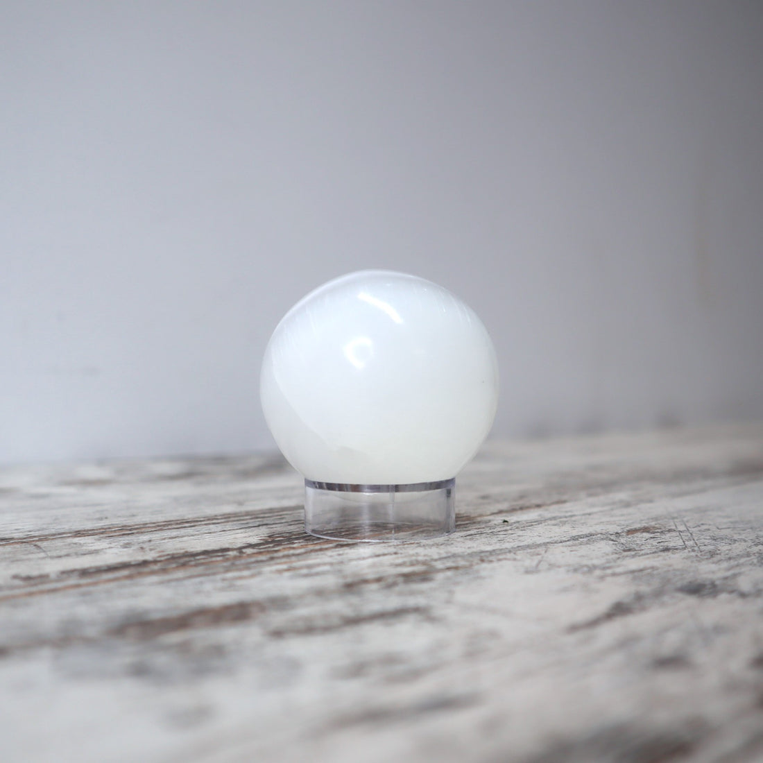 Selenite Sphere | Aura Cleanse &amp; Lunar Light