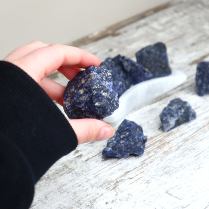 Sodalite Raw Chunk | Clarity, Truth & Inner Calm