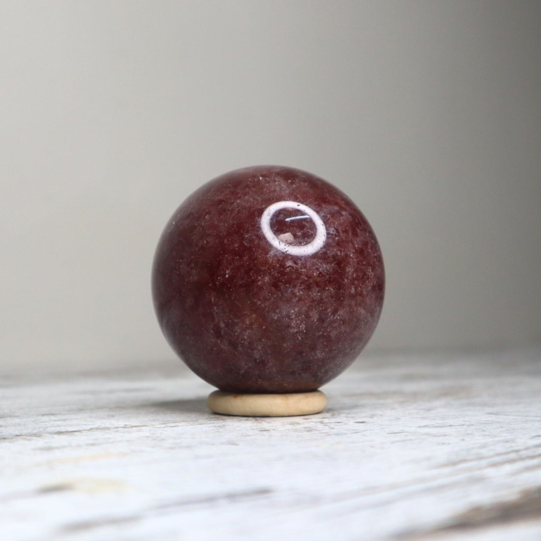 Strawberry Quartz Sphere | Love, Joy &amp; Heart Activation