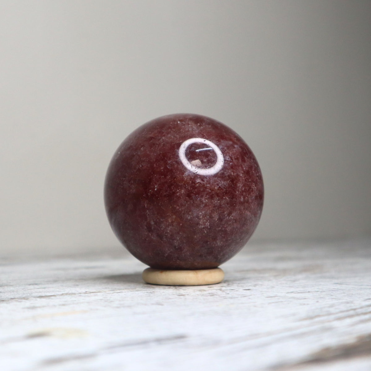 Strawberry Quartz Sphere | Love, Joy &amp; Heart Activation