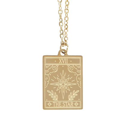 The Star Tarot Necklace Greeting Card | Hope, Healing & New Beginnings