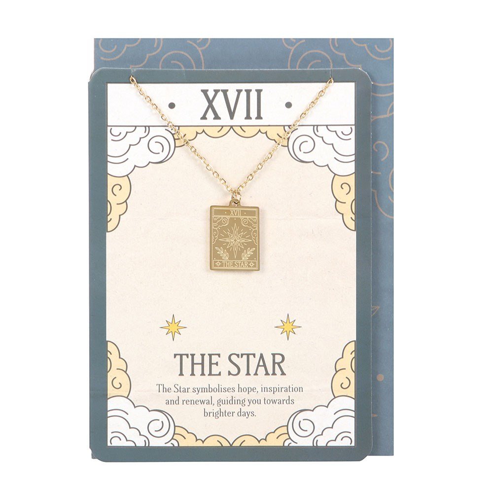 The Star Tarot Necklace Greeting Card | Hope, Healing &amp; New Beginnings