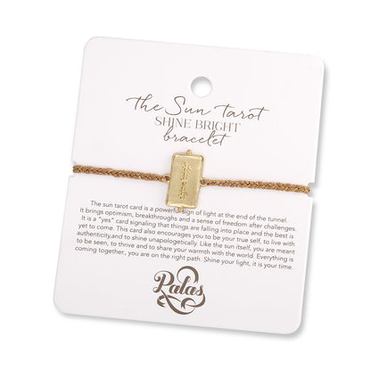 The Sun Tarot 'Shine Bright' Bracelet | Optimism, Confidence & Radiant Energy