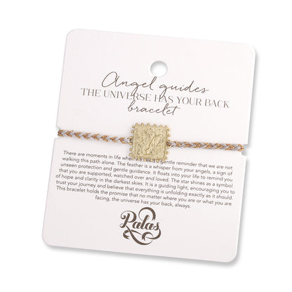 Angel Guides 'The Universe Has Your Back' Bracelet | Support, Guidance & Divine Reassurance
