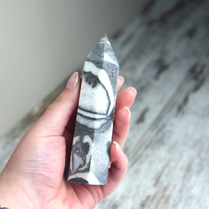 Thousand Eye Jasper Point | Protection, Awareness & Grounded Clarity