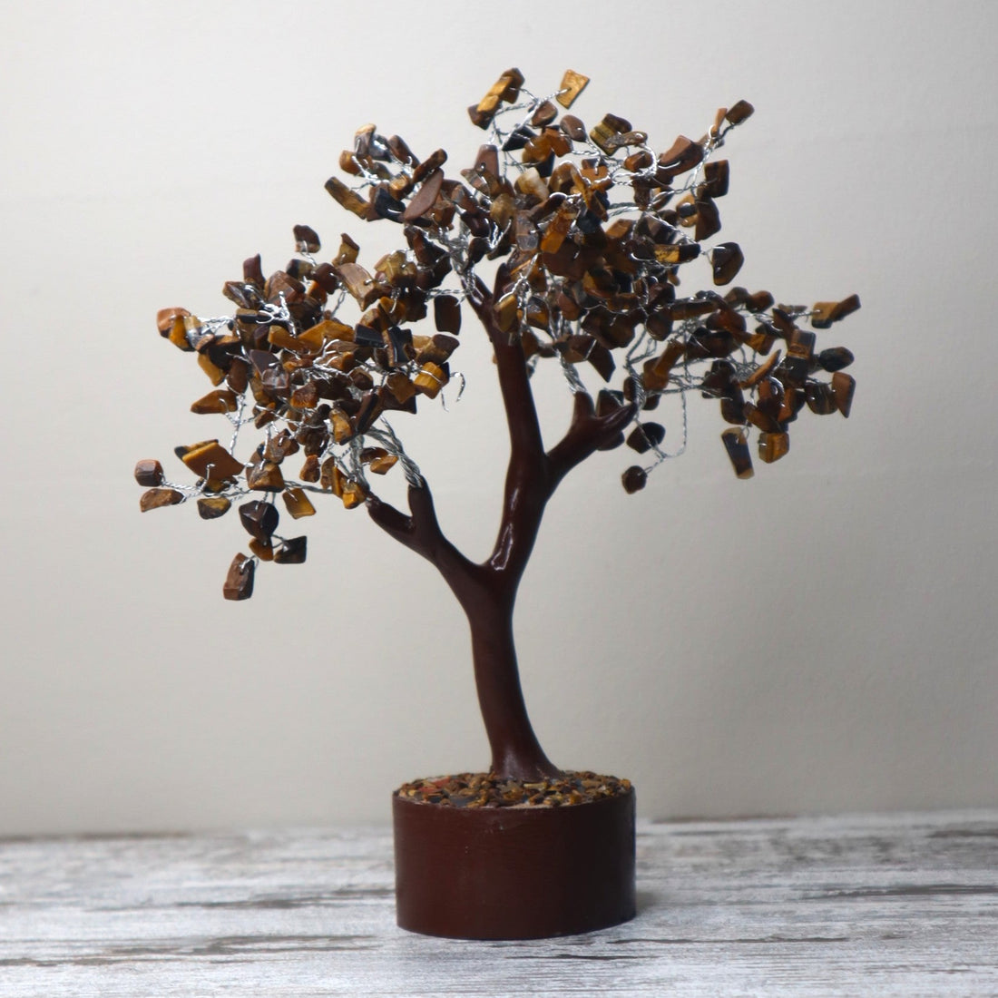 Tiger Eye Large Crystal Tree | Confidence, Protection &amp; Empowered Action