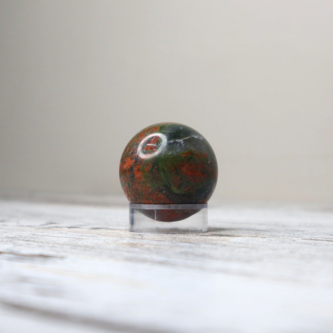 Unakite Crystal Sphere | Emotional Healing, Balance &amp; Gentle Renewal