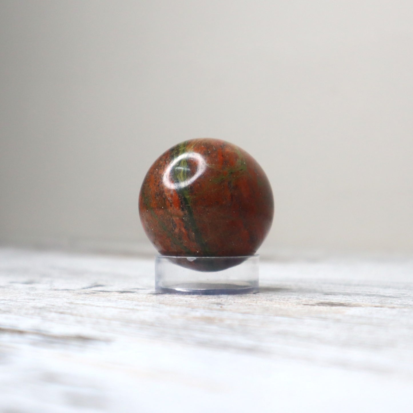 Unakite Crystal Sphere | Emotional Healing, Balance & Gentle Renewal