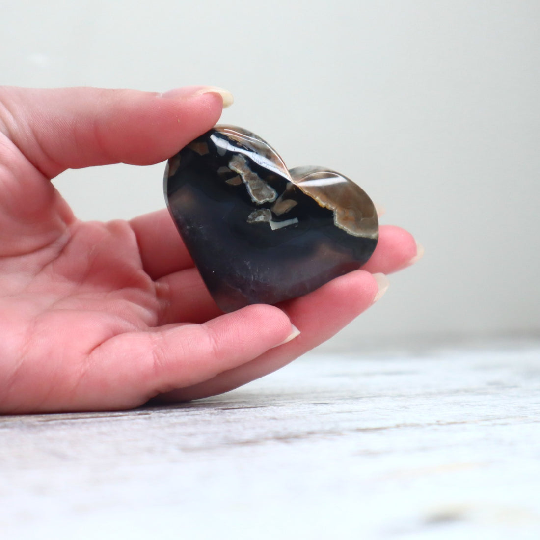 Volcano Agate Heart | Grounding, Inner Strength &amp; Transformation