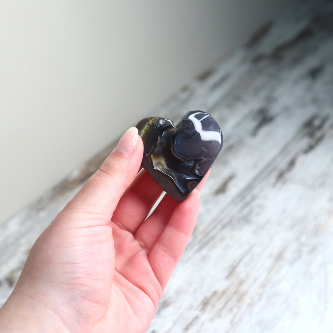Volcano Agate Heart | Grounding, Protection &amp; Inner Stability