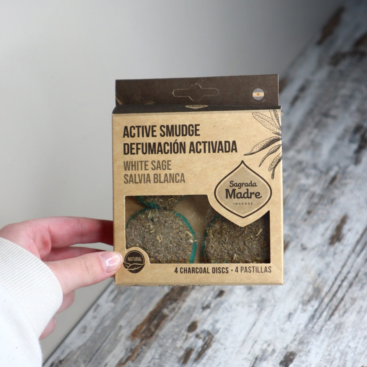 Sagrada Madre White Sage Charcoal Discs | Purification, Protection &amp; Clarity