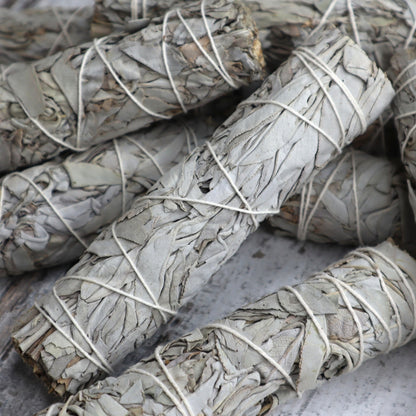 White Sage Cleansing Wand | Medium | 15cm | Purification & Energy Clearing