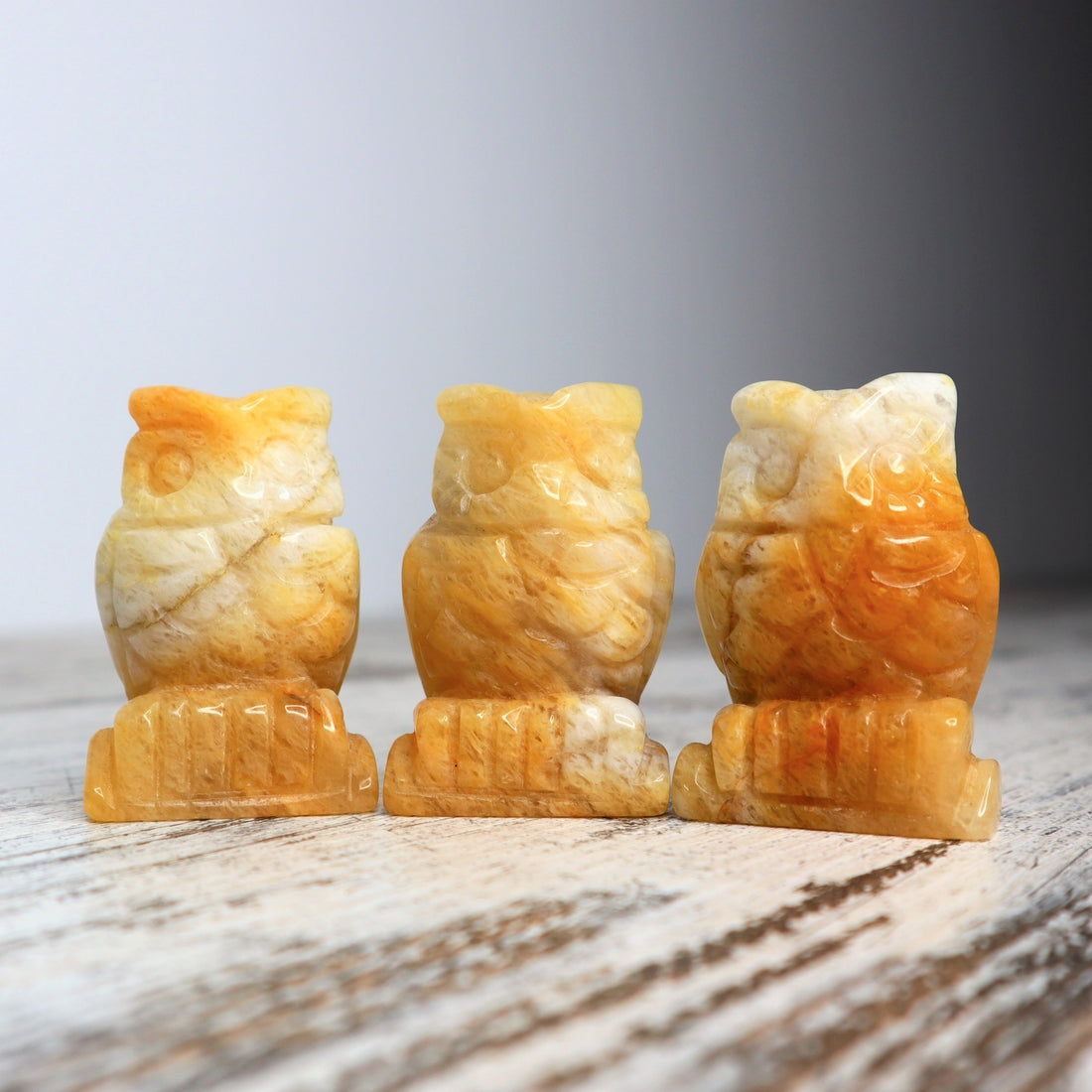 Yellow Calcite Owl | Confidence, Clarity &amp; Gentle Wisdom