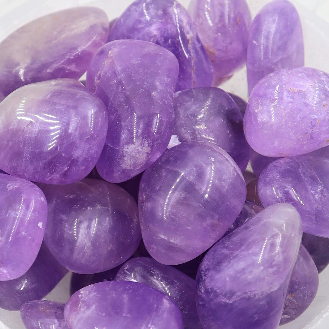 Amethyst Tumble Stone | Calm, Clarity &amp; Spiritual Protection