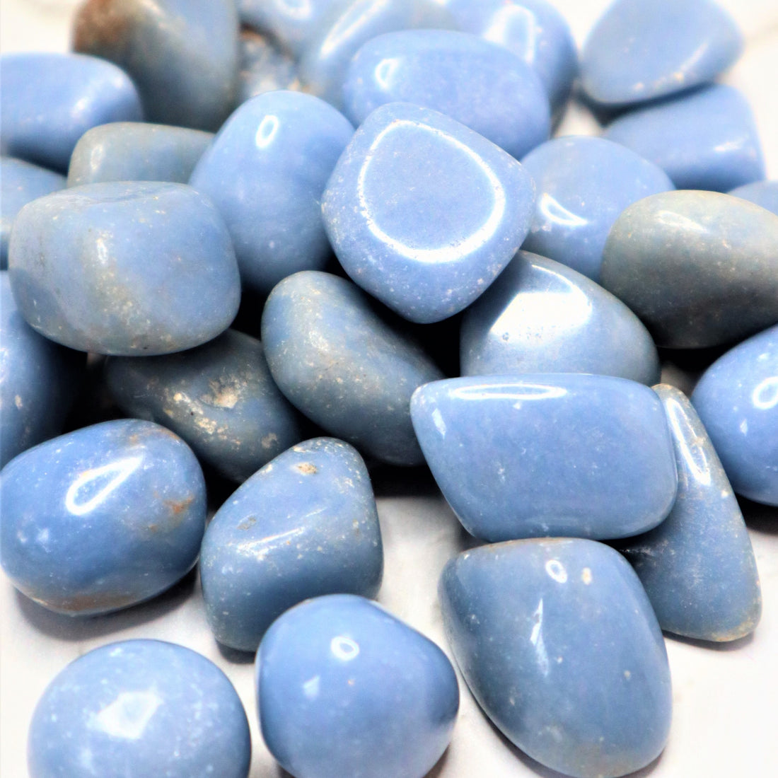 Angelite Tumble | Peace, Guidance &amp; Divine Communication