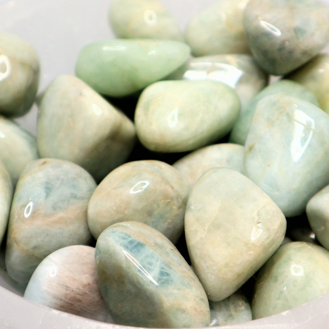 Aquamarine Tumble | Courage, Calm &amp; Clear Communication