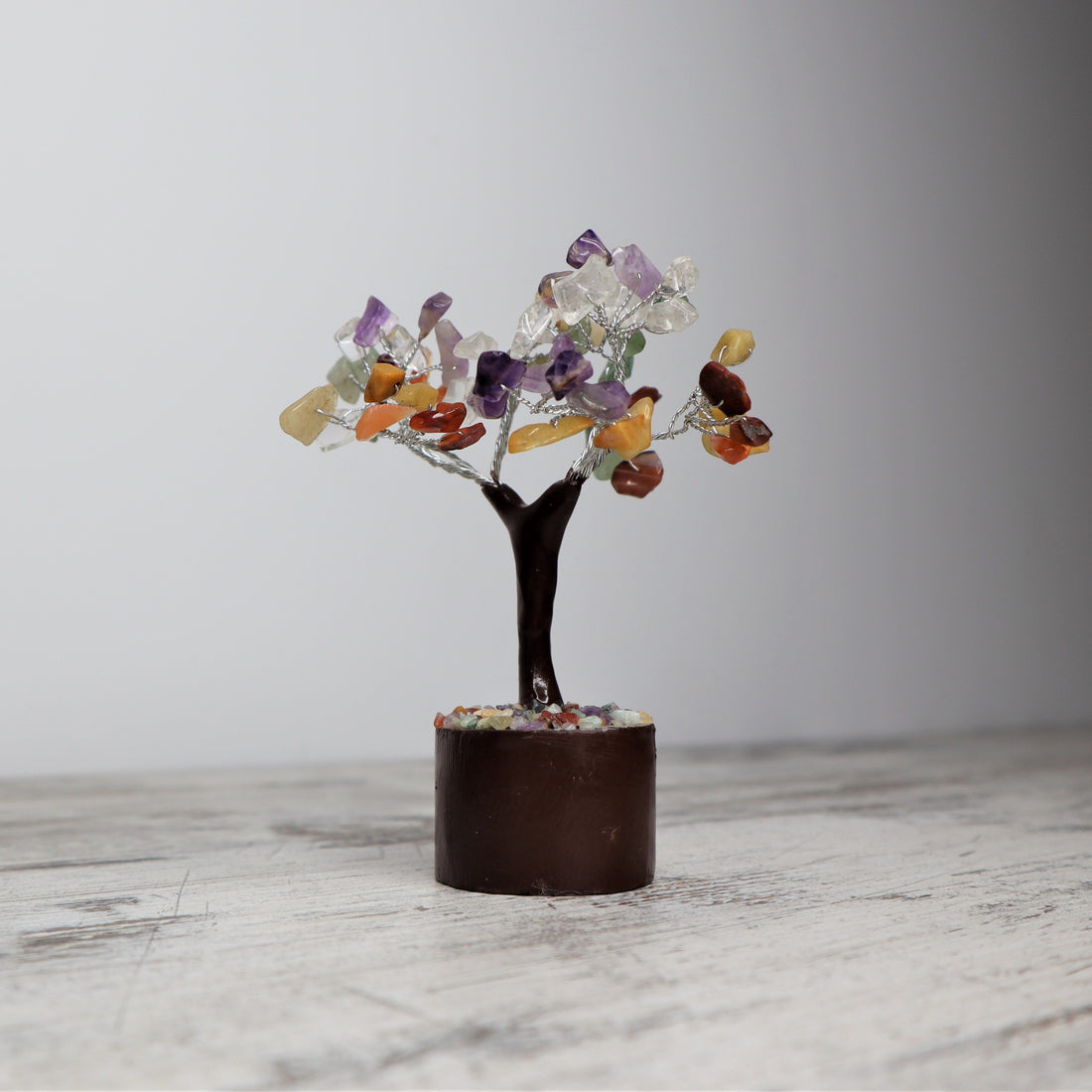Chakra Mini Crystal Tree | Balance, Alignment &amp; Energy Flow