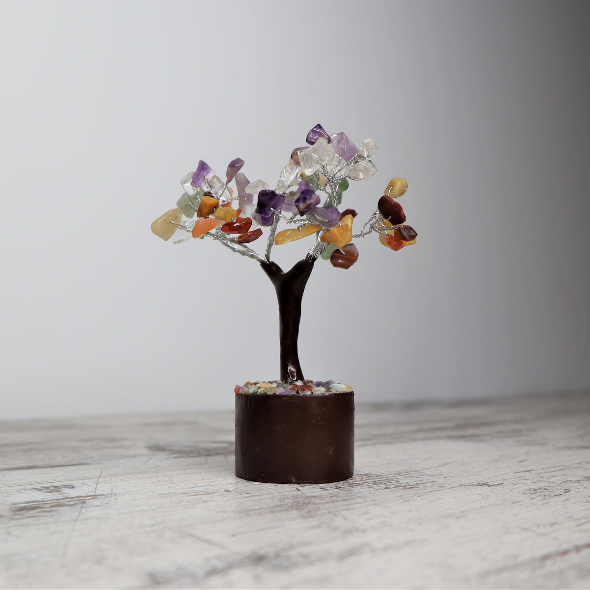 Chakra Mini Crystal Tree | Balance, Alignment &amp; Energy Flow