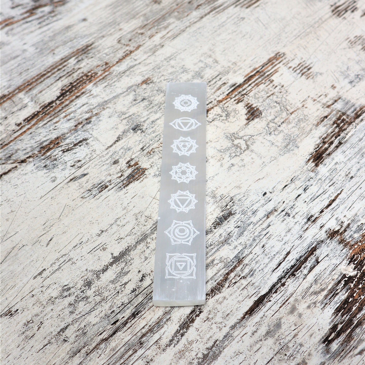 Selenite Plate + Chakra Crystal Bundle