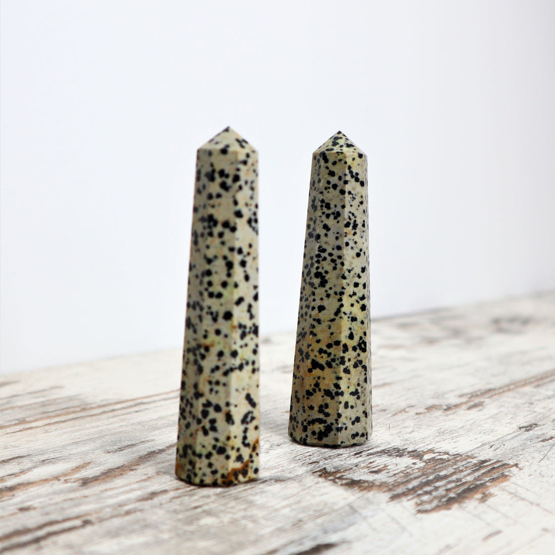 Dalmatian Jasper Point | Joy, Grounding &amp; Playful Protection