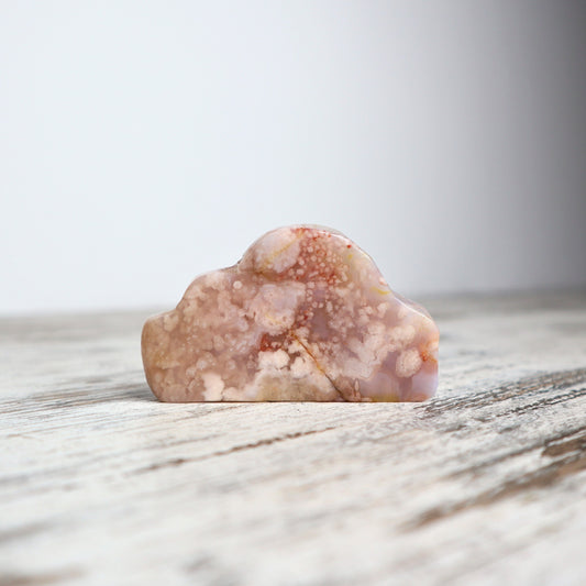 Flower Agate Cloud Carving | Intuitively Chosen | Growth, Healing & Hope