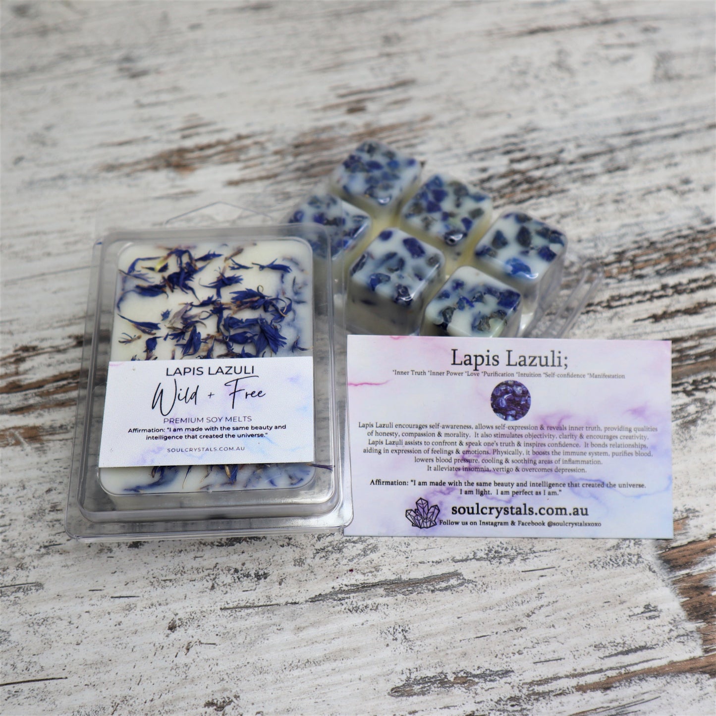 'Wild + Free' 100% Natural Soy Melts
