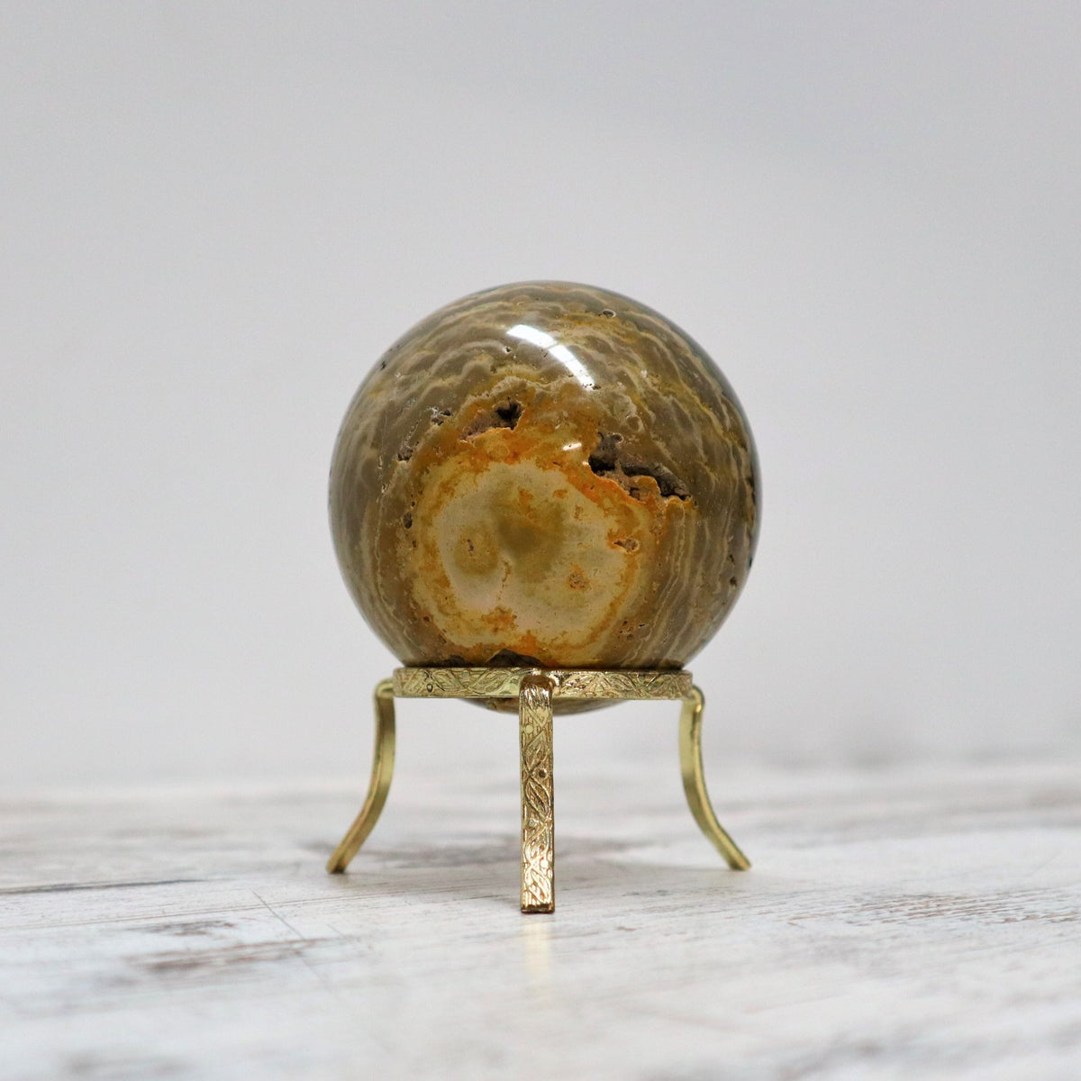 Bumblebee Jasper Sphere | Joyful Transformation, Confidence &amp; Vitality