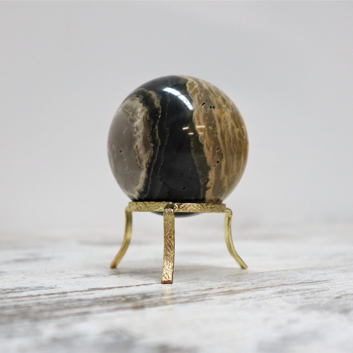 Bumblebee Jasper Sphere | Joyful Transformation, Confidence &amp; Vitality