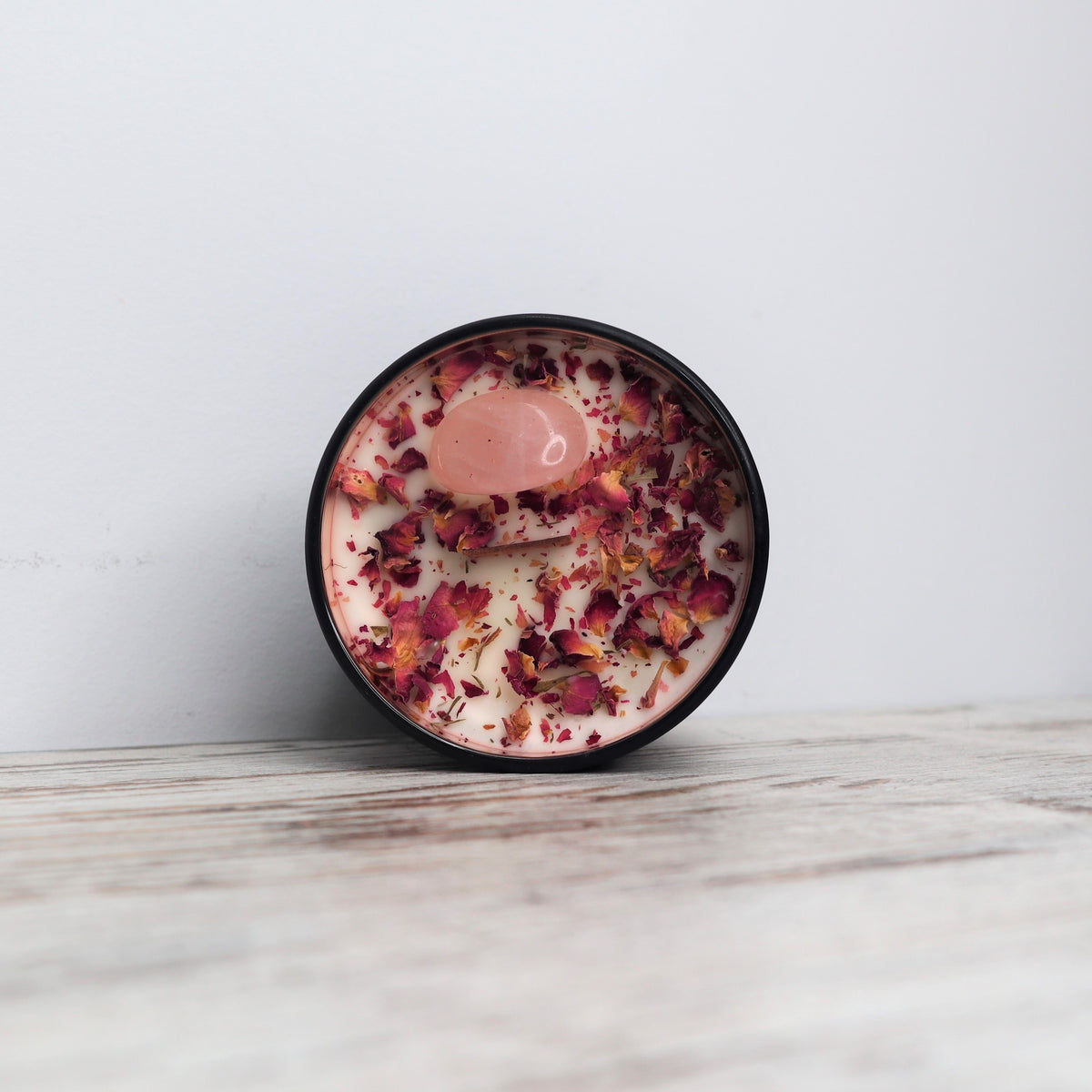 ‘Love Conquers All’ Soy Candle | Rose Quartz