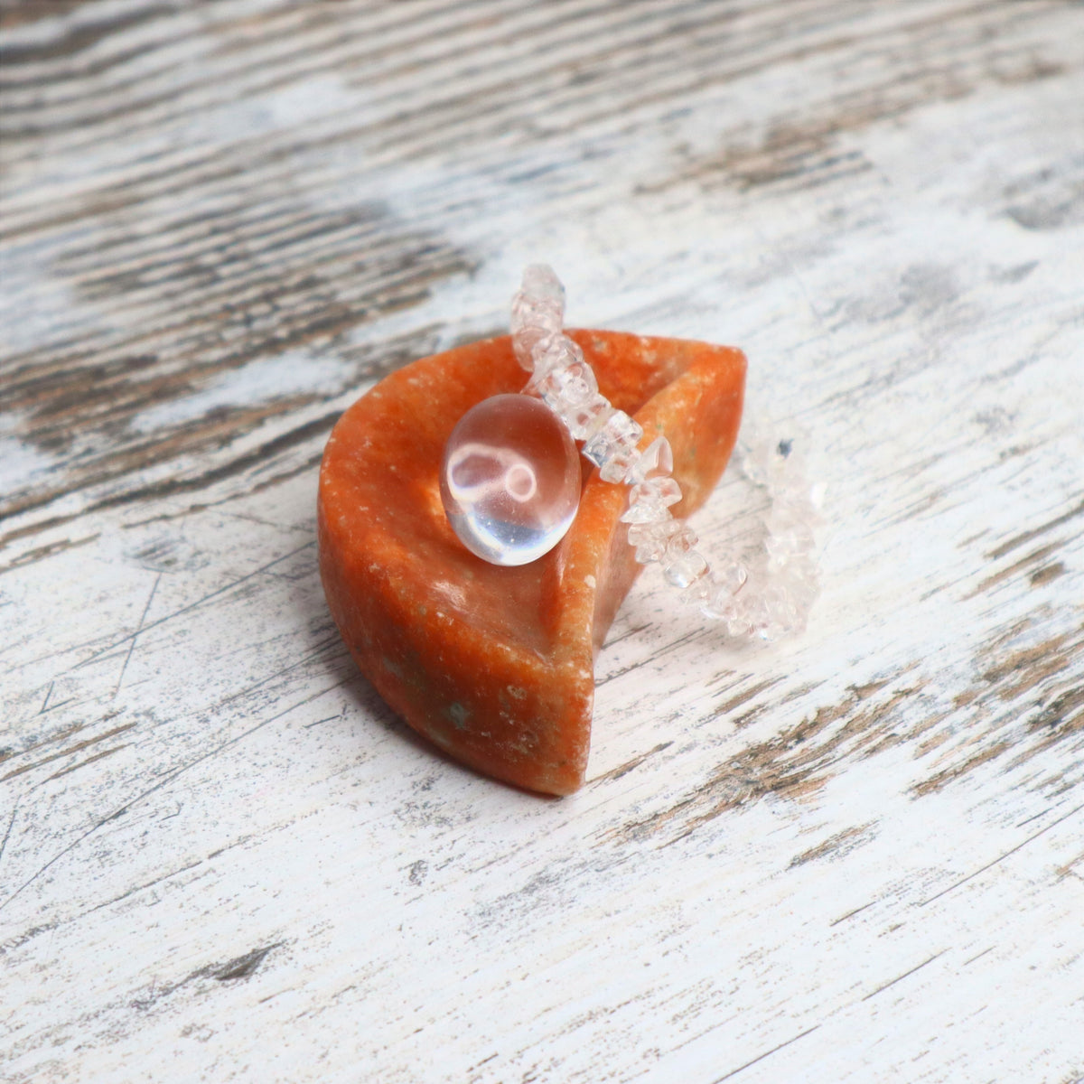 Sunstone Moon Bowl | Vitality + Solar Energy