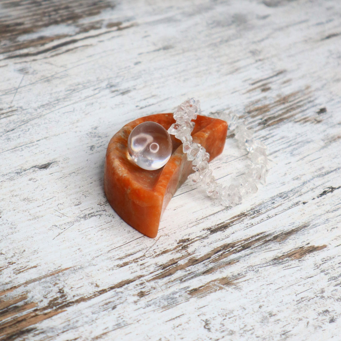 Sunstone Moon Bowl | Inner Fire &amp; Golden Light