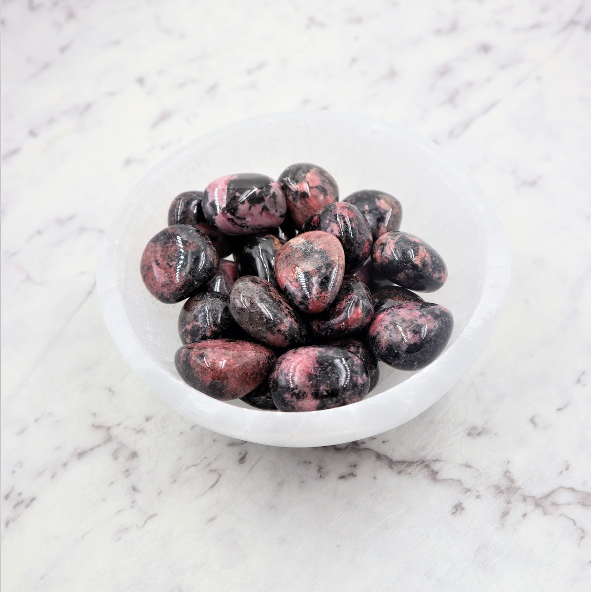 Rhodonite Tumble | Compassion, Heart Healing &amp; Emotional Strength