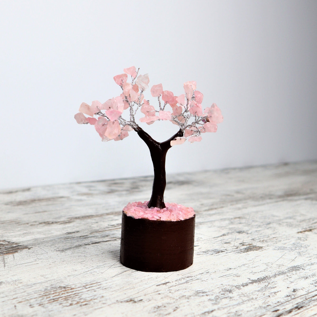Rose Quartz Mini Crystal Tree | Love, Compassion &amp; Heart Healing