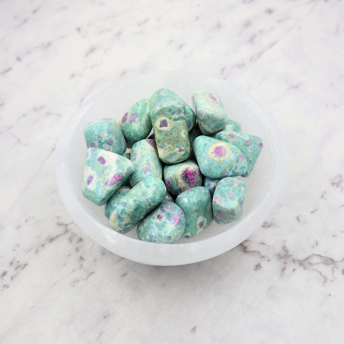 Ruby Fuchsite Tumble | Heart Healing, Courage &amp; Emotional Harmony