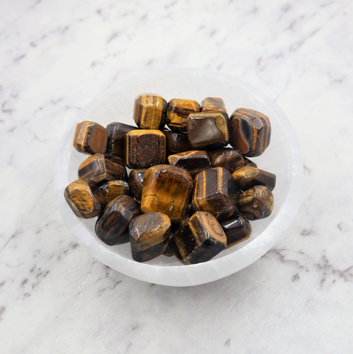 Tiger Eye Tumble | Courage, Confidence &amp; Grounded Strength