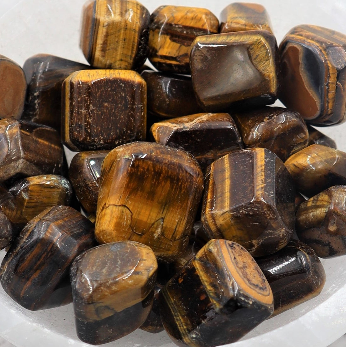 Tiger Eye Tumble | Courage, Confidence &amp; Grounded Strength
